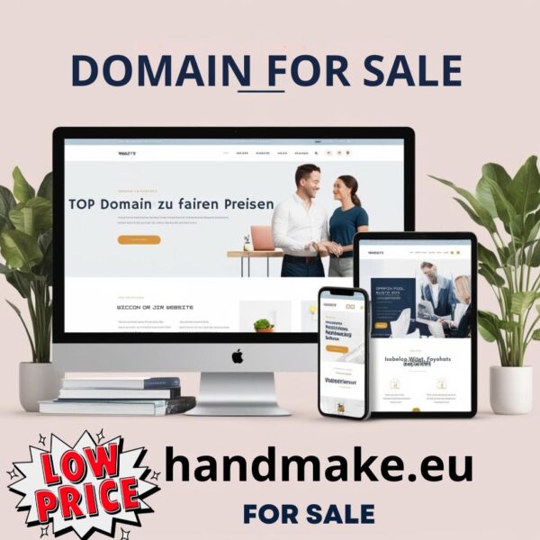 TOP Webdomain handmake.eu zum Niedrigpreis